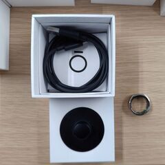 OURA Ring/オーラリング スマートリング Heritage Silver/Black US6-US13 20点まとめ売り 充電器/USBケーブル/箱付 ※一部欠品ありの画像