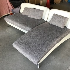 L字ソファ　カウチソファ   3人掛け 中古品　※座面傷み有りの画像
