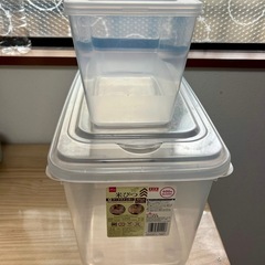 ［無料］米びつ　　2点セットの画像