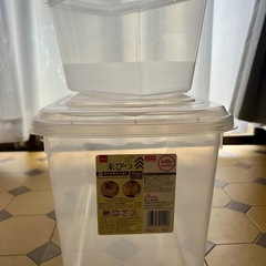 ［無料］米びつ　　2点セットの画像