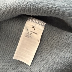 ノーカラー　ロングコートの画像