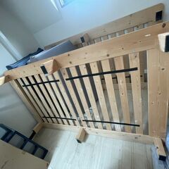 【無料】セミダブルのベット２台を差し上げますの画像