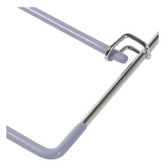 すべりにくいスカートズボン5段ハンガー グレー 2つセットの画像