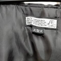 GALFY ガルフィー 中綿ブルゾン 大型犬サイズ ブラック 新品未使用 パファージャケット ビッグシルエット 90s ストリート 刺繍ロゴ フード付き 251127-11Aの画像