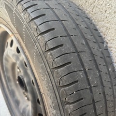 夏タイヤ　ダンロップエナセーブEC204 165/65/14Rスチールホイル2本セット  の画像