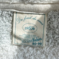 ジェラートピケ ポンチョの画像