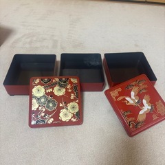 ３段重箱　セット、お正月　おせち　お重の画像