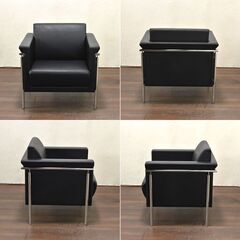 ≪yt1459ジ≫ アウトレット家具 1人掛けソファ リユースストレージ仙台 60428-08の画像