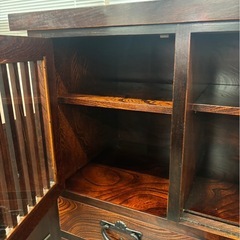 1127-21 QC-6岩谷堂 チェスト 和家具 高級 民芸家具 引き戸ありの画像