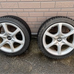 日産スカイラインer34 25GT-T 純正ホイールの画像