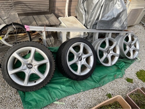 日産スカイラインer34 25GT-T 純正ホイール