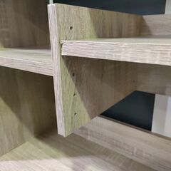 ジャングル×2和泉大型良品館 　オープンラック　棚　シェルフ　リビング　※中板角カケあり　家具【R-288】の画像