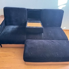 ソファベッド　オットマンの画像