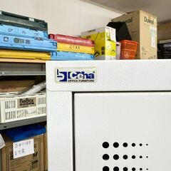 【残り3点】Ceha ロッカー 鍵付き 2個セット ホワイト スチールロッカーの画像