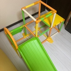 ジャングルジム　滑り台　折り畳み可能の画像