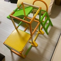 ジャングルジム　滑り台　折り畳み可能の画像