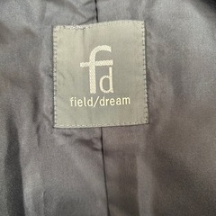 オンワード樫山製「field dream 」ブラウン ステンカラーコートの画像