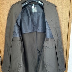 オンワード樫山製「field dream 」ブラウン ステンカラーコートの画像