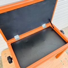 🎹【RAKU 楽譜収納付き ピアノ椅子 イエロー】の画像