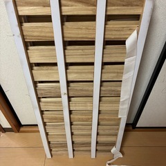 4つ折りすのこ　シングル×2の画像