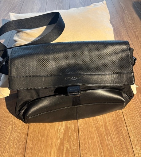 割引 ちかこ様オーダー ブロック編み 黒系、青系の持ち手無しバッグ