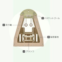 室内　ジャングルジムの画像