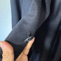 カシミア100%のハーフコートの画像