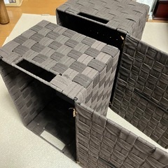 蓋付きカゴ　🧺　かご1つの画像