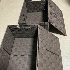 蓋付きカゴ　🧺　かご1つの画像