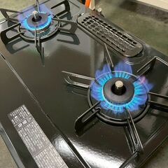 【Rinnai】 リンナイ ガステーブル RT35NJH 2023年製 KG35NBKR LPガス用 キッチン家電 動作確認済み A0939の画像