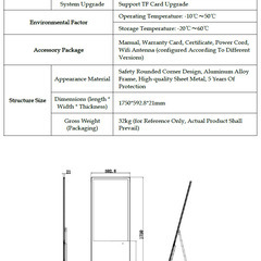 スタンド一体型デジタルサイネージ　43インチの画像