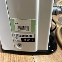 リンナイ　ガスファンヒーター　(白)の画像