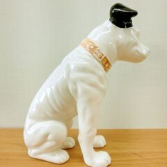昭和レトロ■Victor ビクター犬 ニッパー犬 高さ 約21.5cm 陶器製 置物 企業物 ノベルティグッズ 札幌 西区 西野の画像
