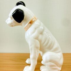 昭和レトロ■Victor ビクター犬 ニッパー犬 高さ 約21.5cm 陶器製 置物 企業物 ノベルティグッズ 札幌 西区 西野の画像