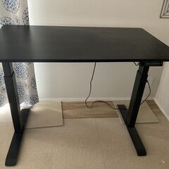 【セット販売】リモートワークに最適！昇降デスク＆リクライニング付きオフィスチェアセットの画像