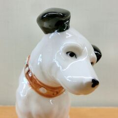 昭和レトロ■Victor ビクター犬 ニッパー犬 高さ 約17cm 陶器製 置物 企業物 ノベルティグッズ札幌 西区 西野の画像