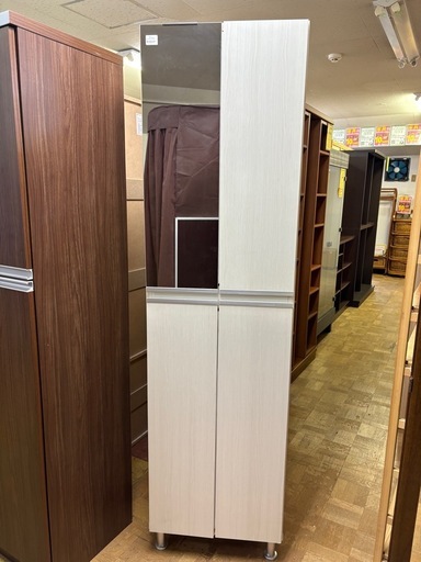 【ジャングル深井店】★ミラー付き シューズボックス 収納家具 家具 堺市（中区 堺区 東区 西区 南区 北区）和泉市 河内長野市 富田林市 松原市 狭山市 深井 【FU2943】