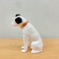 昭和レトロ■Victor ビクター犬 ニッパー犬 高さ 約11cm 陶器製 置物 企業物 ノベルティグッズ札幌 西区 西野の画像