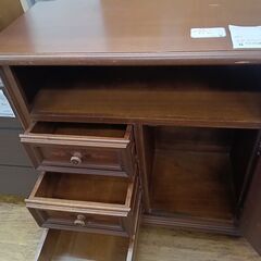 ★リユースのサカイ水戸店★  キャビネット ブラウン H79×D40×W80 クリーニング済み MT6428の画像