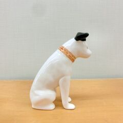 昭和レトロ■Victor ビクター犬 ニッパー犬 高さ 約11cm 陶器製 置物 企業物 ノベルティグッズ札幌 西区 西野の画像