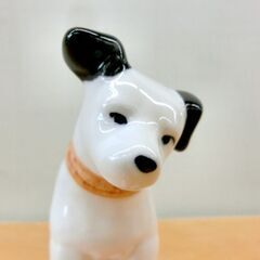昭和レトロ■Victor ビクター犬 ニッパー犬 高さ 約11cm 陶器製 置物 企業物 ノベルティグッズ札幌 西区 西野の画像