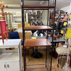 【ジャングル深井店】★ラック ブラック 収納家具 家具 堺市（中...