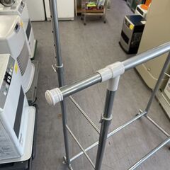 2連ハンガーラック 幅98cm 高さ118～171cm 業務用  キャスター付き 高さ調整可能 札幌市手稲区の画像