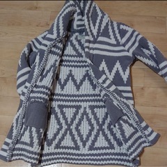 ローカルモーション　サーフ系　ネイティブ柄　ニットジャケットの画像
