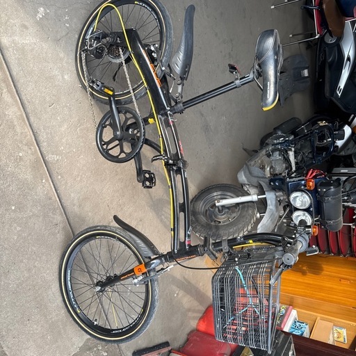 ギャ付折りたたみ自転車