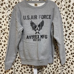 AVIREX アビレックス　トレーナー　グレー