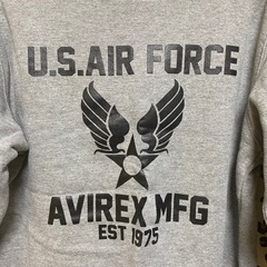 AVIREX アビレックス　トレーナー　グレーの画像