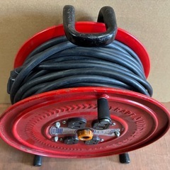 ★コードリール★【通電確認済】S-30型 屋内型 VCT ケーブル 29m・1.25×2心×30m※商品の詳しい状態等は現物にてご確認ください。の画像