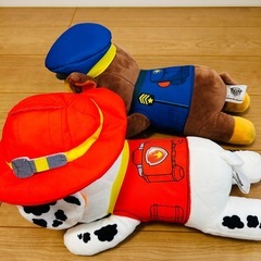 パウパトロール　マーシャル　チェイス　ぬいぐるみの画像