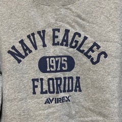 AVIREX アビレックス　トレーナー　グレー✖️ネイビーの画像